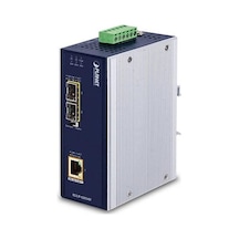Planet Pl-ıgup-1205at 2 Port 10/1000x Sfp To 1 Port 10/100/1000t Poe++ Media Converter