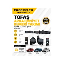 Tofaş Doğan Kartal Şahin Arka Emniyet Kemeri Takımı - Erb399