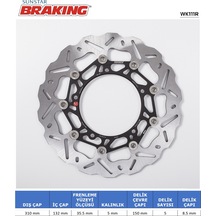 Yamaha R6 Fz8 Xtz 1200 Dalgalı Ön Performans Fren Diski Ön Sağ 2006-2010