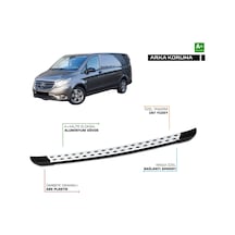 Mercedes Vito W447 Trimline Gri Arka Koruma 2014 2015 2016 2017 2018 2019 2020 2021 2022 2023 2024 2025 2026