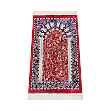 Hali Tipi Dokuma Ravza Desenli Seccade Kırmızı