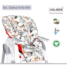 HOLMER Leke Tutmaz Organik Mama Sandalyesi Minderi & Kılıfı Max-T