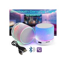 Bluetooth Mini Hoparlör Kablosuz Hoparlör Renkli Led Tf Kart Usb