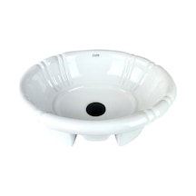Beyaz Yarı Ankastre Hilton Lavabo Renkli