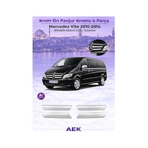 Mercedes Vito 2010-2014 Araca Özel Ön Panjur Kromu
