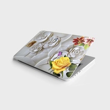 Laptop Sticker Notebook Kaplama Etiketi Pasta Gülü