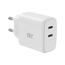 ISY IWC-0004 45 W 2XUSB C WT Güç Adaptörü Beyaz
