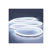 Neon Esnek Şerit Led 30 Metre Beyaz Işık + 220 Volt Fişli