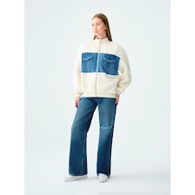 LOFT Wide Leg Regular Fit Kadın Pantolon Lf2037508 Q1.v1 Denim