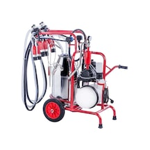 Kurtsan KM04096 Çift Sağım Yağlı Pompa Paslanmaz Çelik Tek Güğüm 40 L Süt Sağım Makinesi