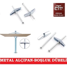 Alçıpan Dübeli  Metal  12 ADET Boşluk Dübeli  Paraşüt Dübel
