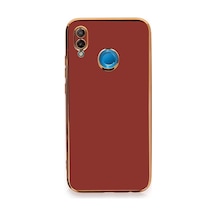 Huawei P20 Lite Uyumlu Kılıf Volet Silikon - Kırmızı