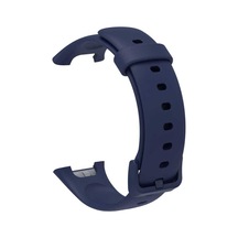 40mm Xiaomi Mi Band 7 Pro & Galaxy Watch Uyumlu Silikon Spor Kordon Ayarlanabilir Tokalı Kayış Lacivert Çok Renkli