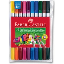 Faber-Castell Çift Uçlu Keçeli Kalem 10'lu