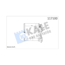 Kale-radyator Kalorifer Radyatörü Uno 218x156.5x40 Musluklu 2 Sıra Al Pl Sistem 1783862al 40787031 5943154 7753630 7754055