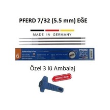 Pferd 7/32 5.5Mm Motorlu Testere Eğesi Orta 3Lü Paket