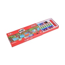 12 Li Karton Kutu Boya Çok Renkli