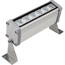 20 Cm Wallwasher Led Bina Dış Duvar Aydınlatma Boyama Amber Işık Gri