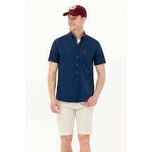 U.s. Polo Assn. Erkek Kısa Kollu Gömlek 1571442 Lacivert
