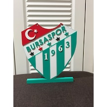 Bursaspor Logolu Özel Tasarım Taraftar Biblo - 3d Baskı Masaüstü