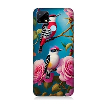 Realme 7i Uyumlu Silikon Kılıf Arı Kuşu Ve Gül