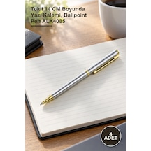 4 Adet Tükenmez Kalem Tekli 14 Cm Boyunda Yazı Kalemi, Ballpoint Pen Alk4085 -