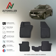 Fiat Egea Cross 2020 Sonrası Uyumlu Havuzlu Oto Paspas Hatchback