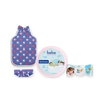Alt Değiştirme Seti 3 Parça: Sema Baby Alt Açma Minderi + Uni Baby Islak Mendil + Pişik Kremi - Mavi