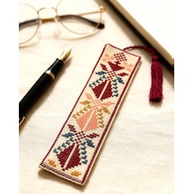 Filistin Nakışlı Kumaş Kitap Ayracı Tatreez 16x5 Cm