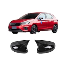 Honda City 2020+ Ayna Kapağı Yarasa Model İthal Abs Parlak Siyah Pianoblack Ayna Kapağı