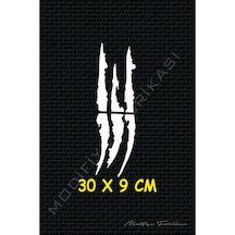 Pençe Sticker Folyo - Beyaz - 30 X 9 Cm