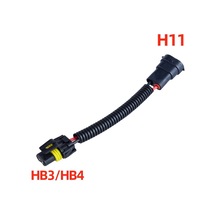 H11 Ila 9005 1 Adet -h11 Ila 9005 Hb3 9006 Hb4 Dönüşüm Konnektörü Kablo Demeti Far Sis Lambası Fişi 2.5mm Kalit