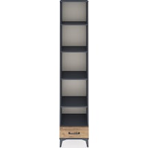 Arges Dolap 5 Raflı Tek Çekmeceli 44x30x221 Antrasit-çam Antrasit