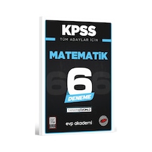 Kpss Tüm Adaylar İçin Matematik 6 Deneme Tamamı Çözümlü Evp Akademi
