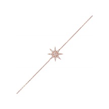 Kutup Yıldızı Tasarım Kadın Gümüş Bileklik N11.33077