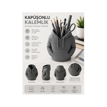 3d Yapımı Renkli Kalemlik Gri - 932359506 Gri