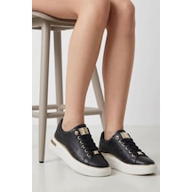Guja Kuum London K73-2559 Kadın Sneakers Spor Ayakkabı Siyah