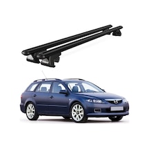 Venüs Mazda Atenza Station Wagon 2002-2008 Uyumlu Siyah Ara Atkı Port Bagaj Tavan Barı