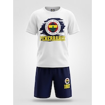 Civil Boys Fenerbahçe Fb Arma Baskılı 3-13 Yaş Takım - Beyaz Beyaz - Lacivert