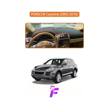 Porsche Cayenne 2002-2010 Torpido Örtüsü Yansıma Önleyici Tam Koruma Hızlı Montaj J28 Kahverengi