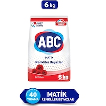 ABC Matik Gül Tutkusu Toz Çamaşır Deterjanı 40 Yıkama 6 KG