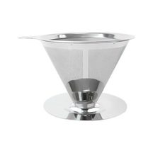 Sones V60 Paslanmaz Çelik Kahve Filtresi, Pour Over Demleme Tabanı, Özellik: 1-4 Fincan, 600 Mesh Diğer