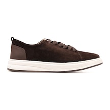 Sneaker Erkek Og-415 John May Kahve Süet-kahve Deri Kahverengi