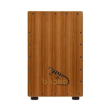 Zebra Ahşap Tap Gövde Cajon, Kaliteli Ses Ve Dayanıklı Yapı