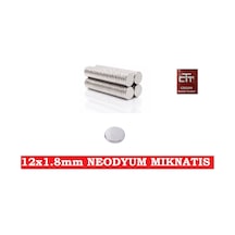 Neodyum- Güçlü -Mıknatıs 12X1.8Mm Adet Seçenekli 12 Adet
