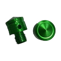 Universal 10 Mm Yeşil Vida Tapası - Ayna Delik Tıkacı - Ayna Vidası Çok Renkli