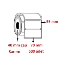 55x70 KUŞE  ETİKET  ( 500 li )