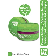 Saç Şekillendirici Wax Keratin Özlü 05 Parlak Ve Güçlü Tutuş 150 Ml