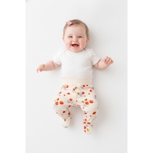 Tiffany Baby & Kids Strawberry Garden Organik Tasarımlı Patikli Alt Ekru