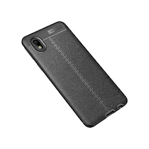 Samsung Galaxy Uyumlu   A01 Core Kılıf Auto Focus Kapak - Siyah